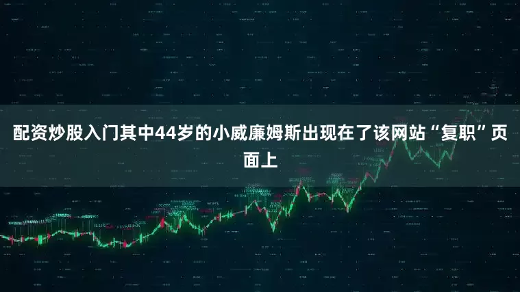 配资炒股入门其中44岁的小威廉姆斯出现在了该网站“复职”页面上