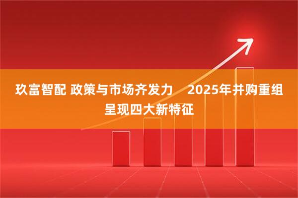 玖富智配 政策与市场齐发力    2025年并购重组呈现四大新特征