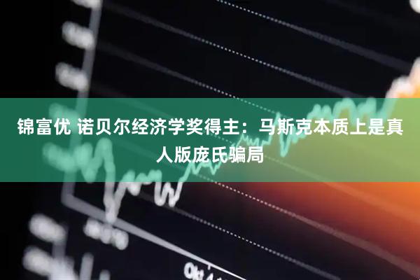 锦富优 诺贝尔经济学奖得主：马斯克本质上是真人版庞氏骗局