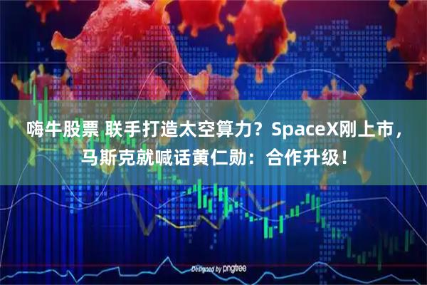 嗨牛股票 联手打造太空算力？SpaceX刚上市，马斯克就喊话黄仁勋：合作升级！